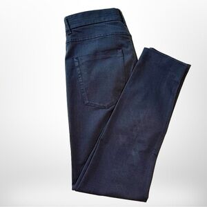 Zara Man Dark Blue Plaid Trousers